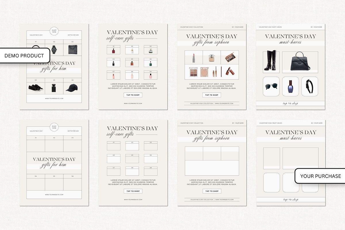 Valentine's Day LTK Canva Template, a Social Media Template by Deb Creative Studio (Photo 6 of 10)