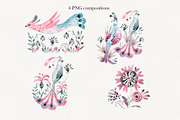 Wildflower Birds Collection PNG, an Animal Illustration by ZinchArt (Thumbnail 3 of 14)
