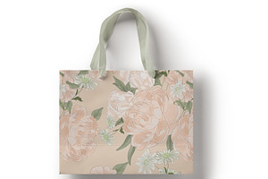 Peonies, Luxury Flourish Pattern