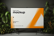 Banner and Press Wall Mockup, an Advertising Mockup by dpi (Thumbnail 8 of 13)