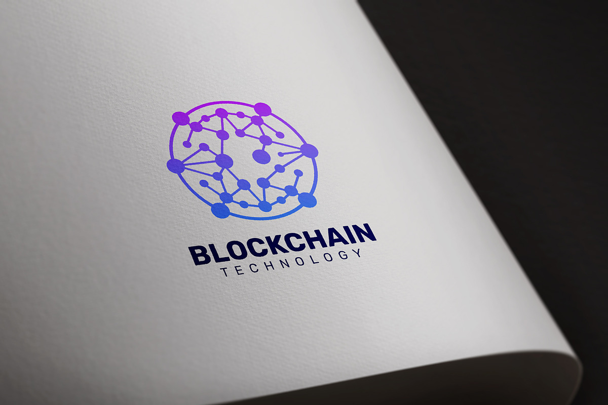 Modern Blockchain Technology Logo, a Branding & Logo Template by HueNestify (Photo 2 of 3)