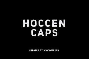 HOCCEN CAPS Display Font