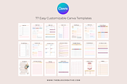 Undated Journal Planner Canva, a Stationery Template by The Blog Creative (Thumbnail 9 of 10)