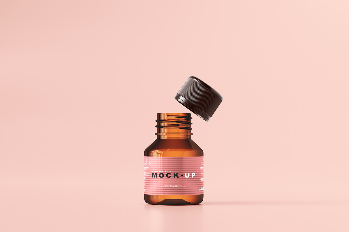 250+ Cosmetic Branding Mockup Bundle, a Cups & Container Mockup by pmvch (Photo 227 of 273)