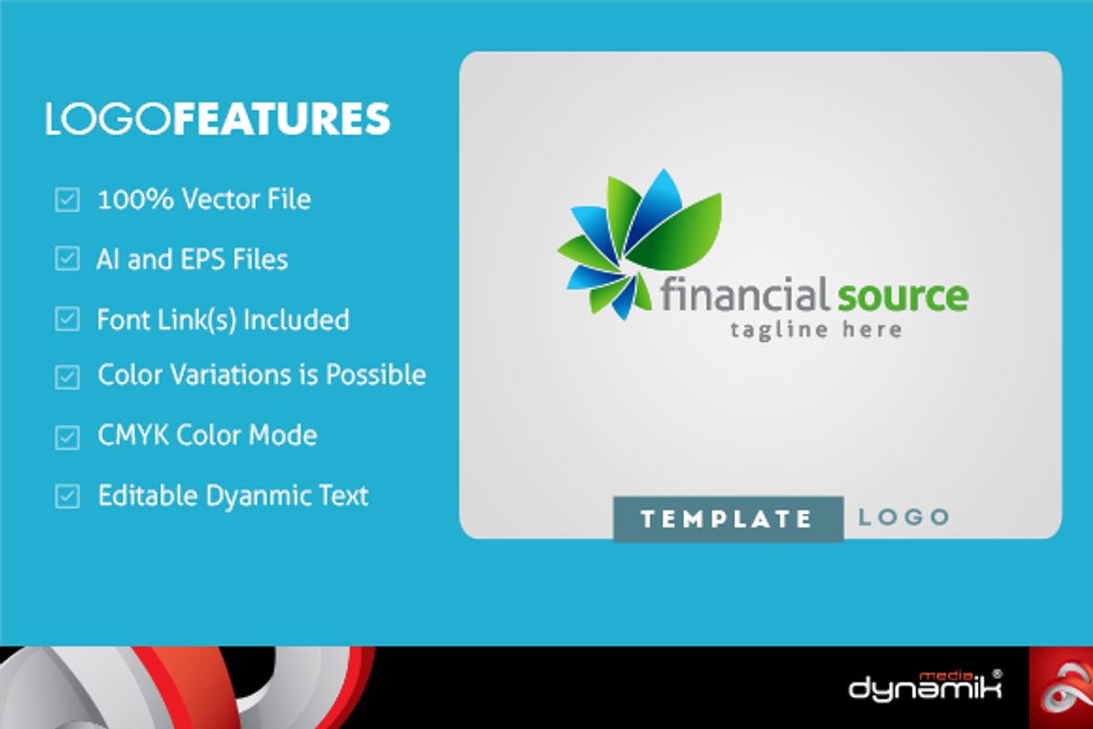 Financial Source - Logo Template, a Branding & Logo Template by DynamikMedia (Photo 1 of 5)