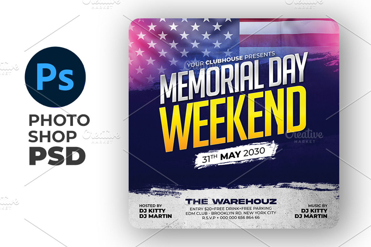 Memorial Day Flyer, a Flyer Template by Artonix (Photo 2 of 4)