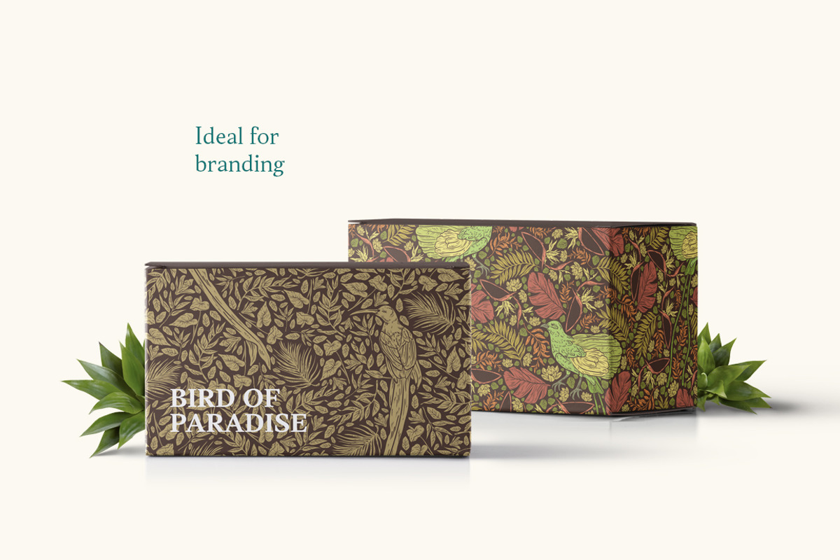 Bird-of-Paradise patterns, a Pattern Graphic by Piñata (Photo 9 of 13)