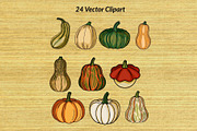 Autumn Harvest: Pumpkin & Squash, a Pattern Graphic by Elatedowl (Thumbnail 4 of 13)