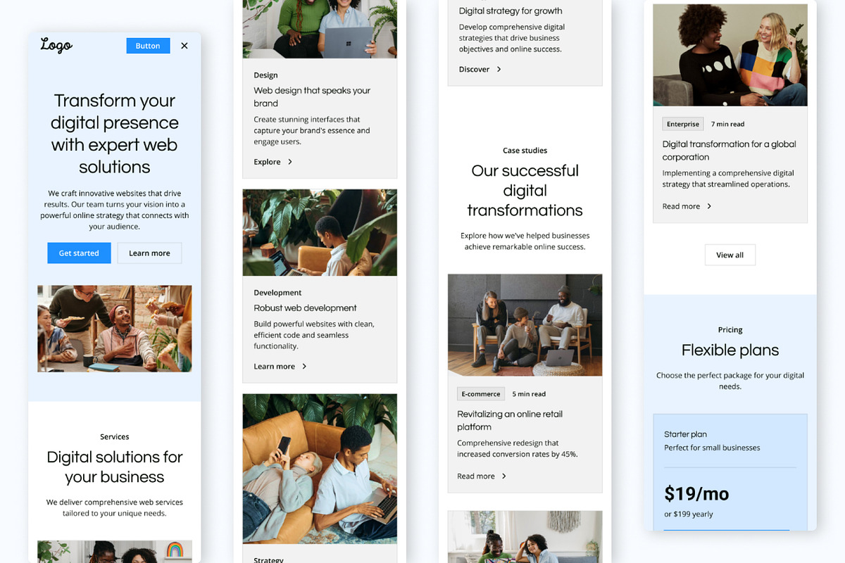 Web Agency - Landing Page Template, a Templates & Theme by RPWDS (Photo 3 of 3)