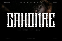 Gahonre - Medieval & Gothic Font