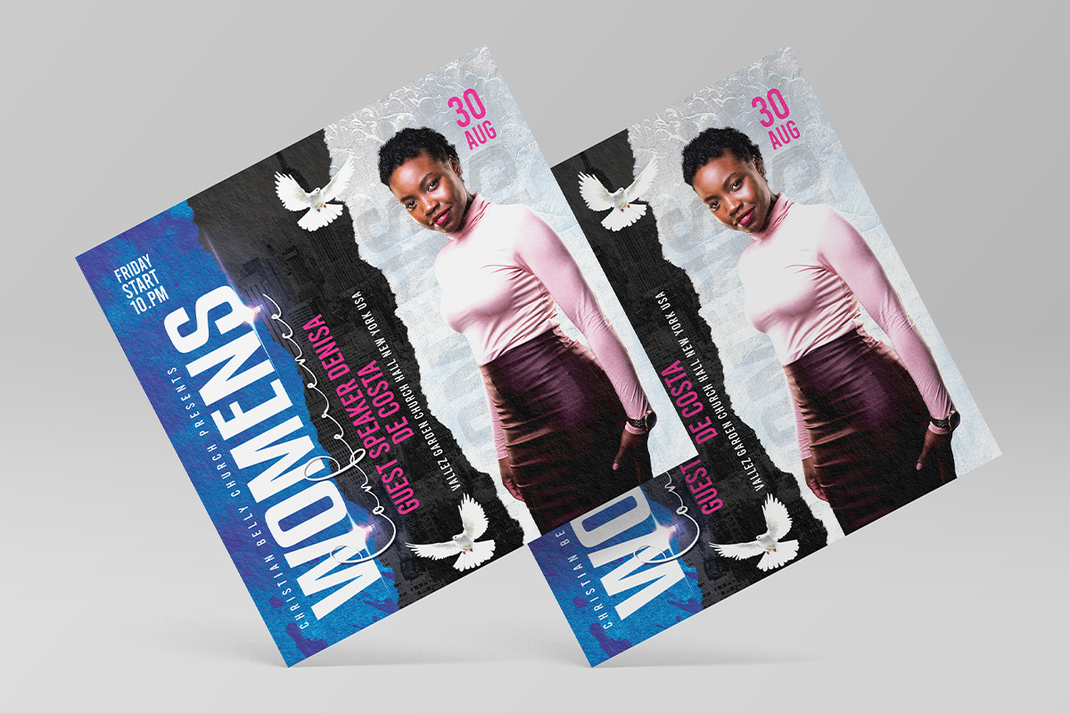 Women's Conference Flyer, a Flyer Template by Poushe Design (Photo 3 of 4)