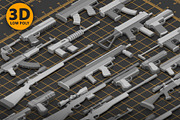 Mega pack weapon kitbash, an Object 3D Model by MohamedHussien1 (Thumbnail 3 of 8)