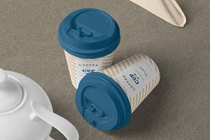 9oz Takeaway Coffee Cup Mockups