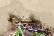 Watercolor Photoshop Action, an Action Add-On by Sevenstyles (Thumbnail 12 of 13)