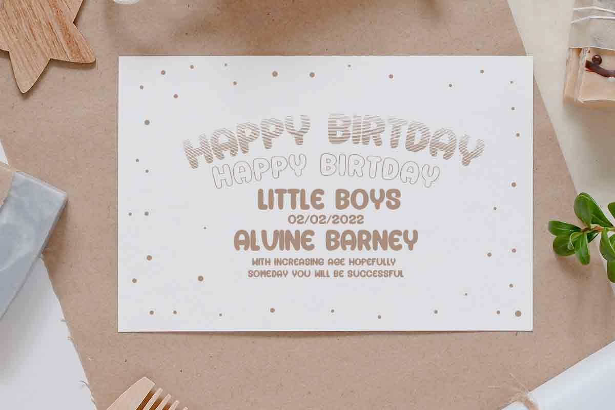 My Boys My Boss, a Slab Serif Font by Bramcreative (Photo 8 of 10)