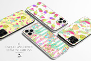 Summer Beach Camper Tropical Pattern, a Pattern Graphic by KaramfilaS (Thumbnail 2 of 16)