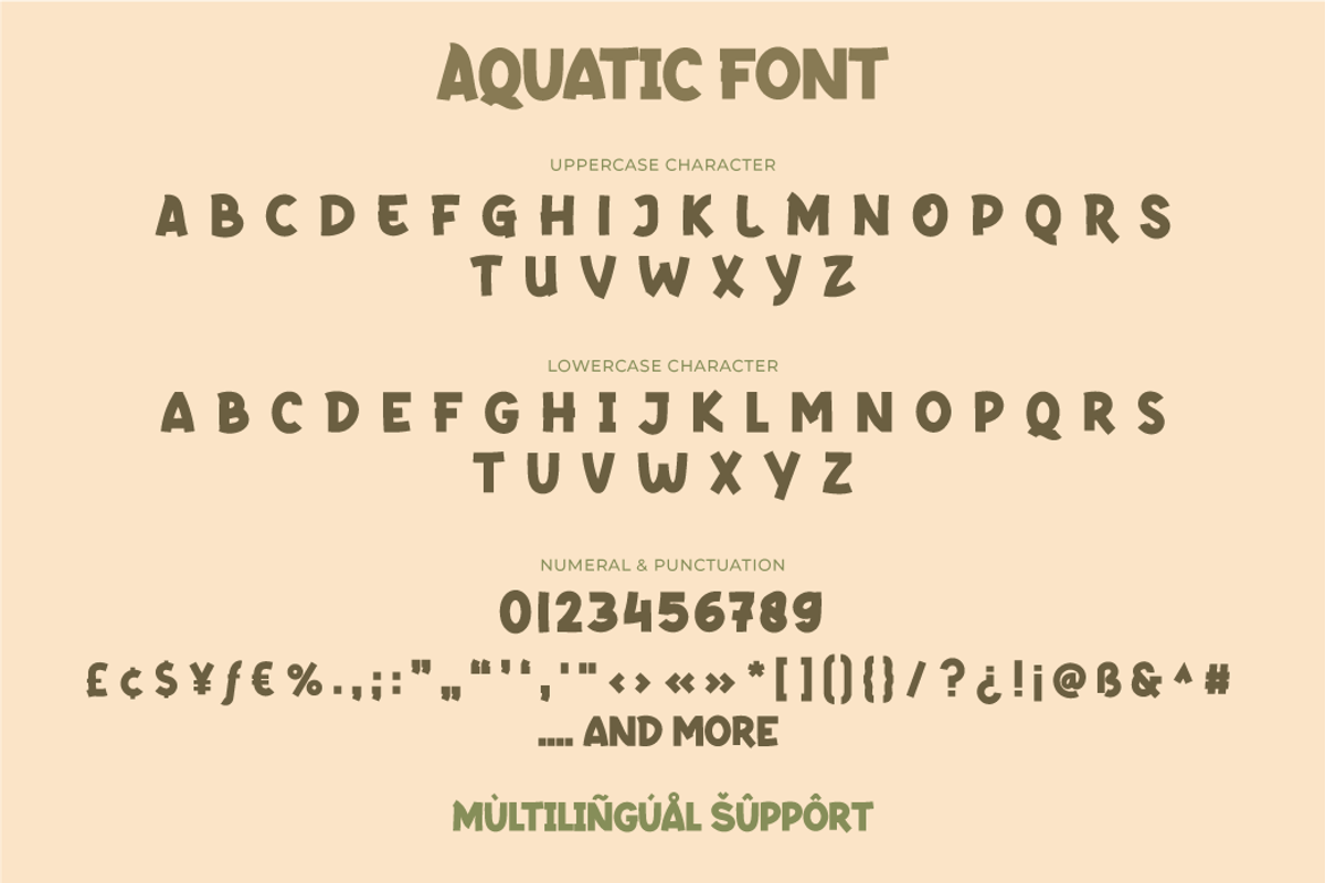 Aquatic, a Sans Serif Font by twinstd (Photo 4 of 11)
