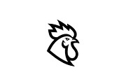Rooster Chicken Silhouette Bundle, an Illustration by Designs_River (Thumbnail 10 of 51)