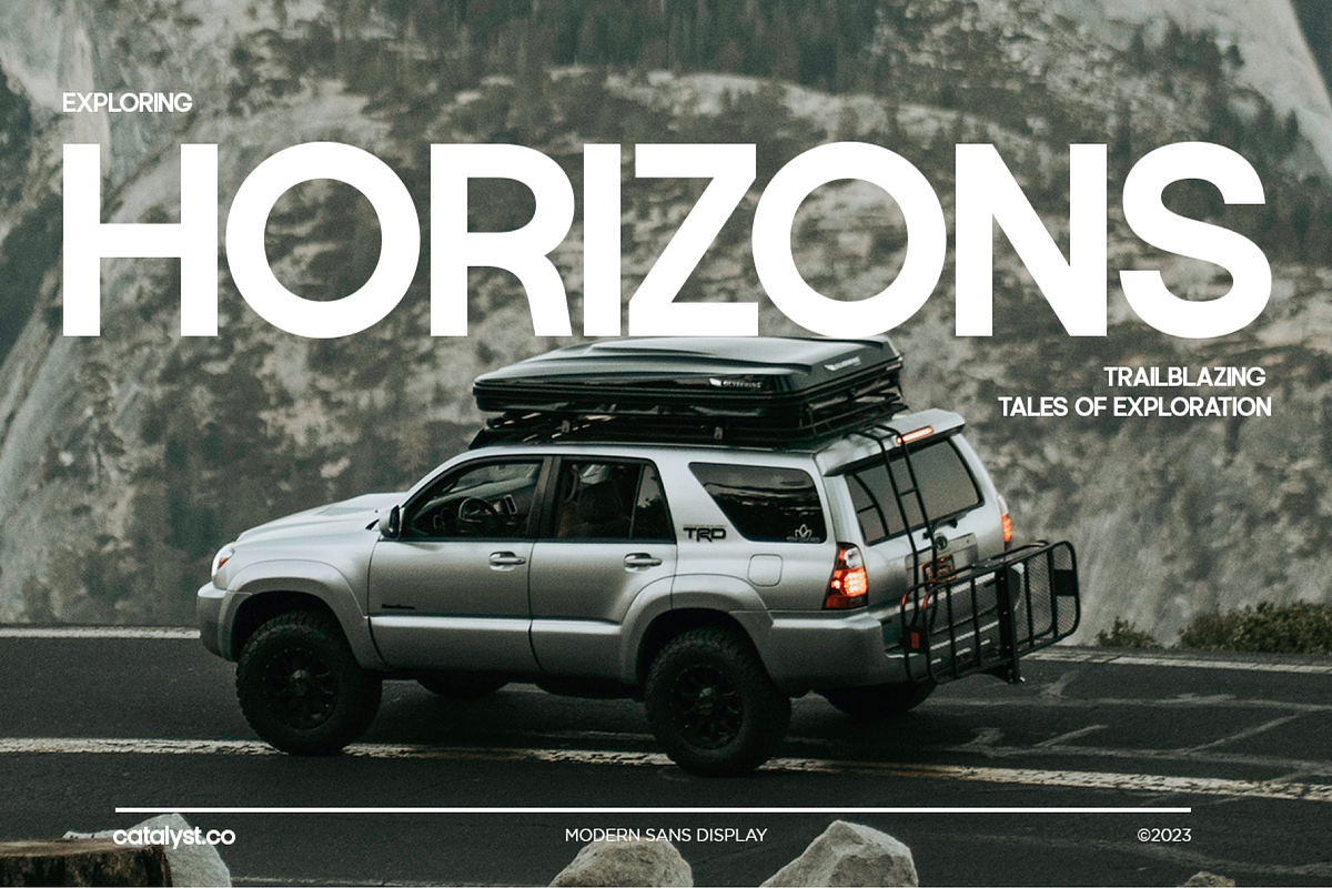Francy Modern Sans Display Font, a Sans Serif Font by Catalystco Studio (Photo 7 of 10)