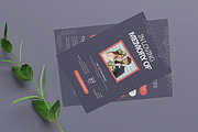 Simple Art Deco Funeral Program, an Invitation Template by Creatiya Type (Thumbnail 4 of 6)