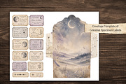 Celestial Printable Journal Kit, a Decorative Illustration by Print Haven Mochi Vintage (Thumbnail 6 of 9)