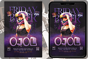 Club Event Flyer, a Flyer Template by regalDRAW (Thumbnail 1 of 4)