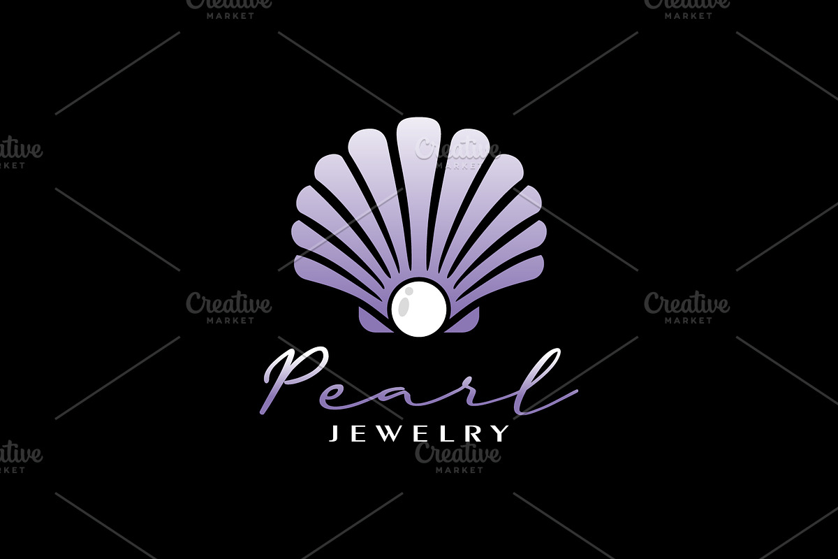 pearl shell logo for jewelry shop, a Branding & Logo Template by Atlantis X Nurman Arbai (Photo 2 of 2)