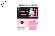 Pink YouTube Branding Kit for Canva, a Social Media Template by ltsdesigns (Thumbnail 4 of 5)