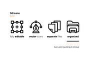 50 Beer Icons, an Outline Icon by Side Project (Thumbnail 4 of 8)