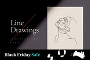 Continuous Line Drawing Illustration, a Person Illustration by Delightful Design (Thumbnail 10 of 10)
