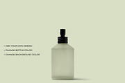 Frosted Spray Bottle Mockup, a Packaging Mockup by Copal (Thumbnail 3 of 14)