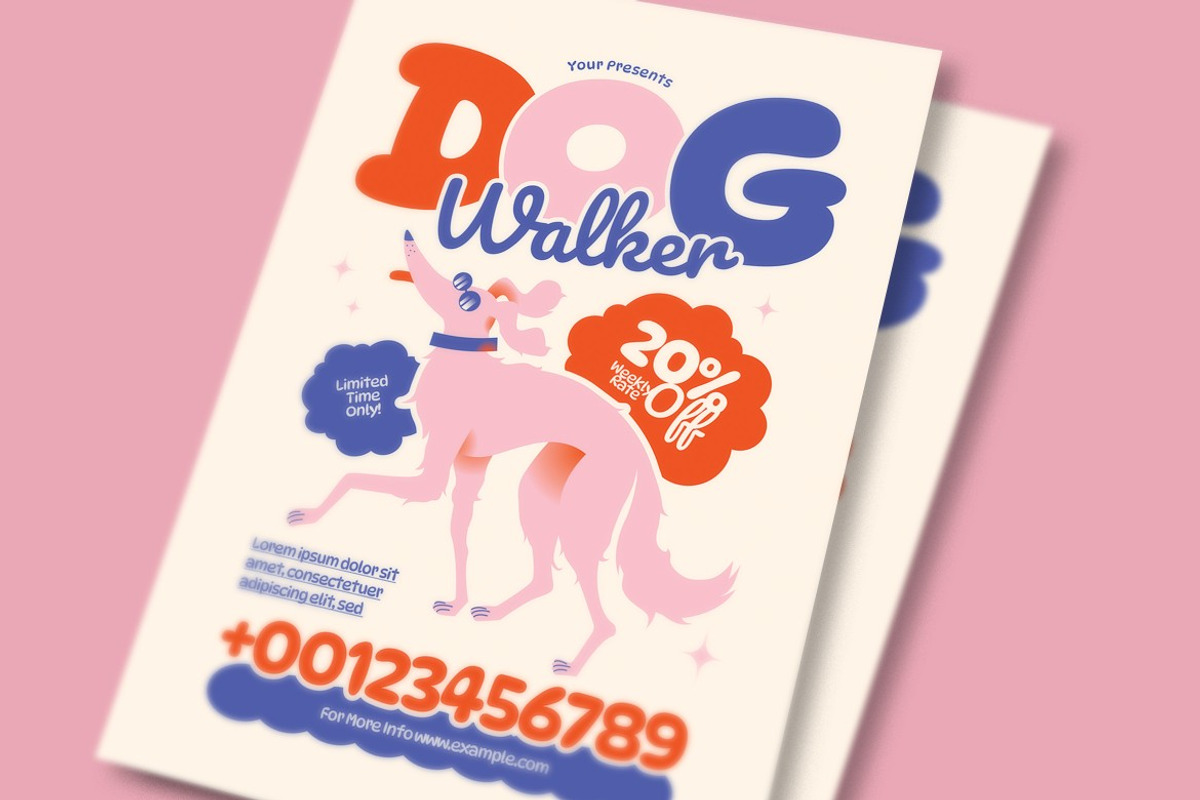 Dog Walkers Flyer preview 2