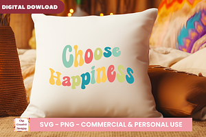 Choose Happiness SVG Cut Files