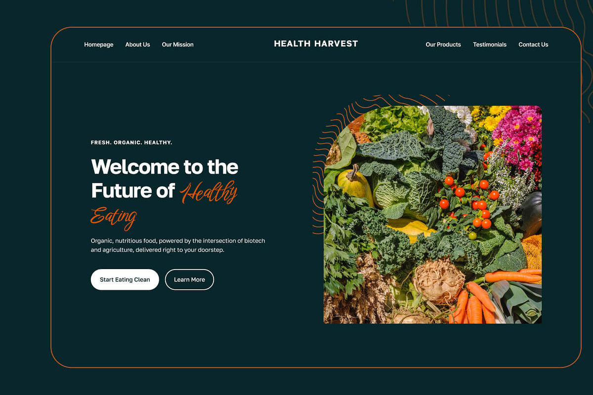 HealthHarvest - Agriculture Website, a Landing Page Template by EGO Creative Innovations (Photo 4 of 5)