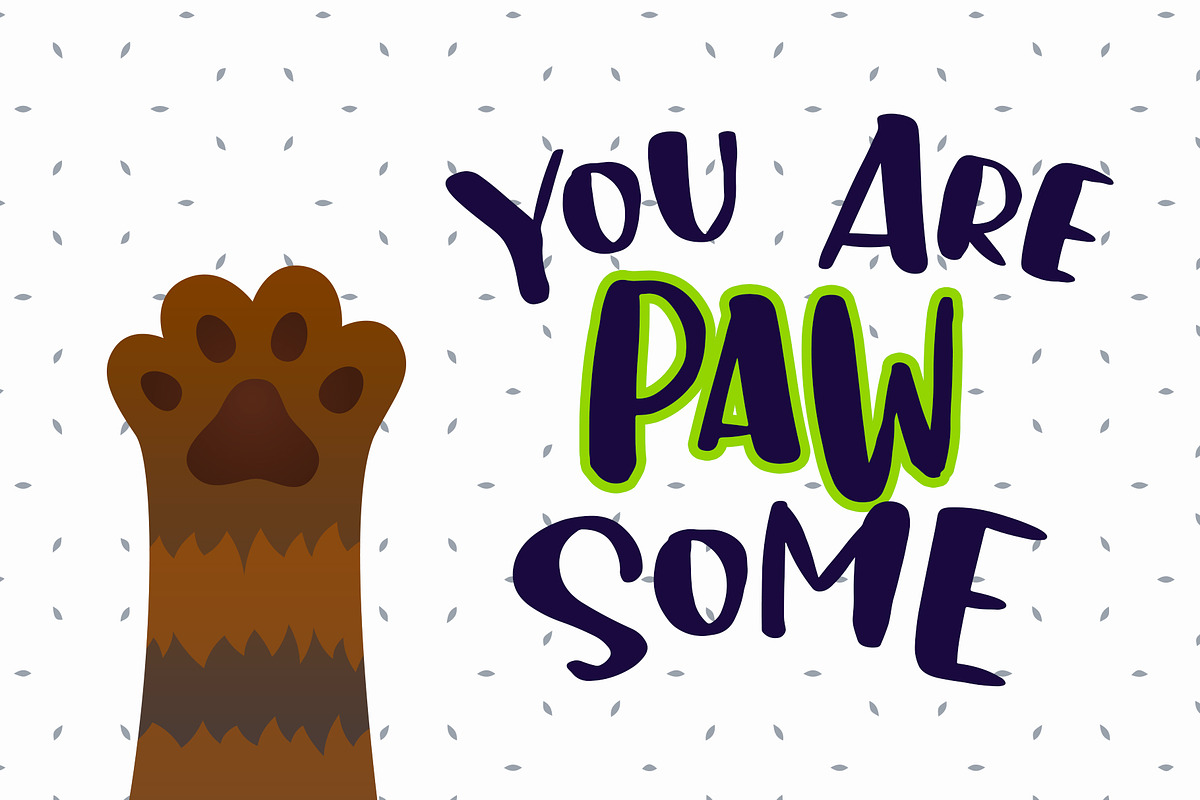 Hello Catto - Fun Rough Brush Font preview 2