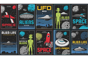 Alien Contact And UFO Banner