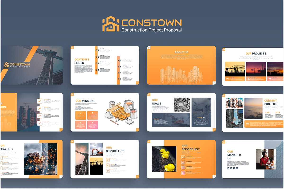 Constown – Construction Project PPTX, a Presentation Template by Premast (Photo 2 of 8)