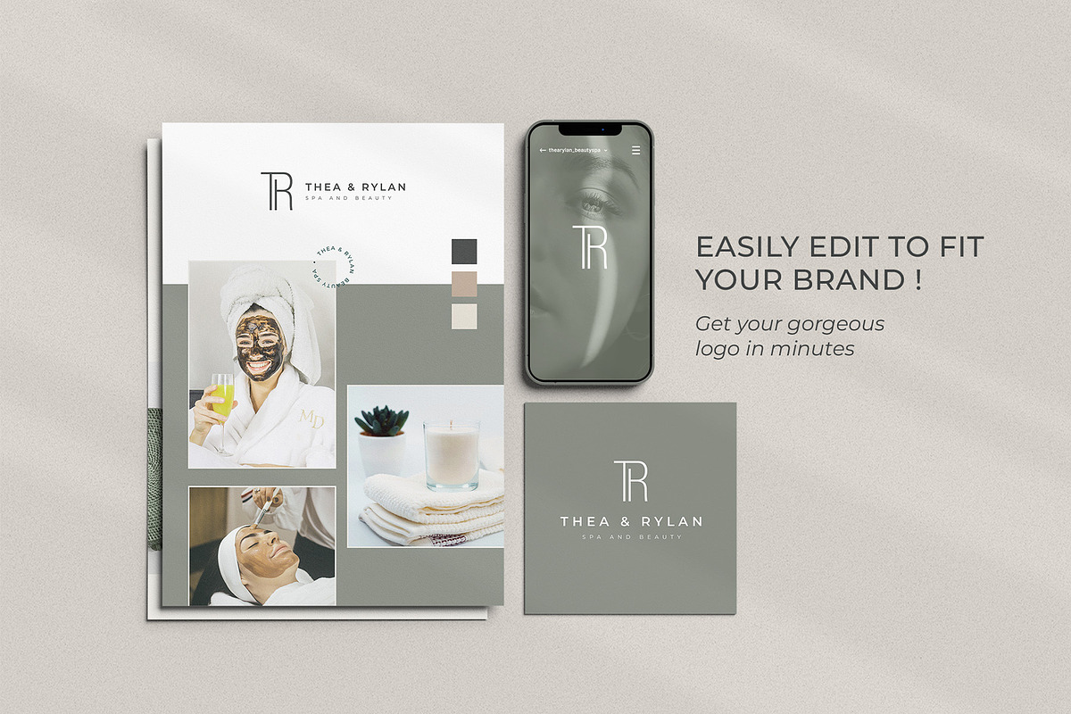 Elegant Couple Letter Logo, a Branding & Logo Template by Rukuru Studio (Photo 4 of 6)