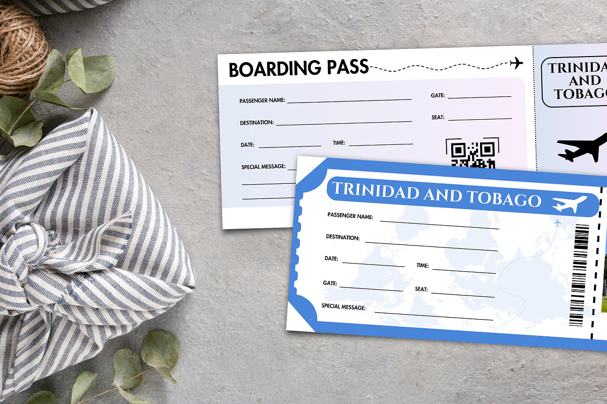 Trinidad and Tobago Trip Gift Ticket, a Templates & Theme by Snapybiz (Photo 7 of 11)