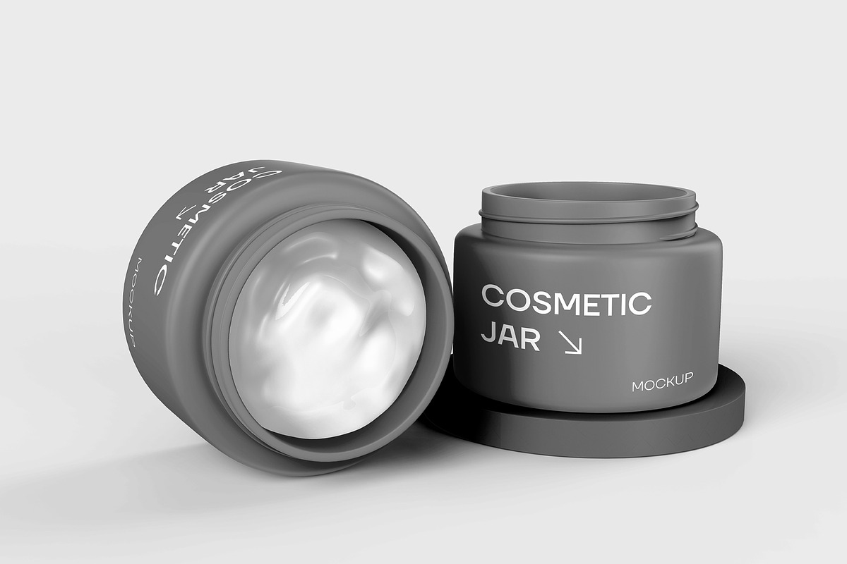 Cosmetic Jar Mockup, a Product Mockup by graphypix (Photo 4 of 4)