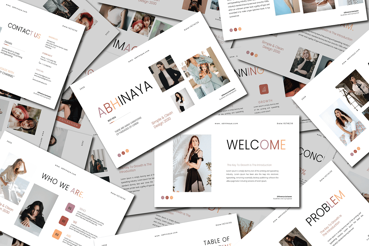 Abhinaya Business Proposal, a Presentation Template by Caprio Studio (Photo 1 of 6)