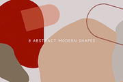Abstract Shapes and Rainbow Stamps, a Brush Add-On by BohoCalligraphy (Thumbnail 2 of 6)