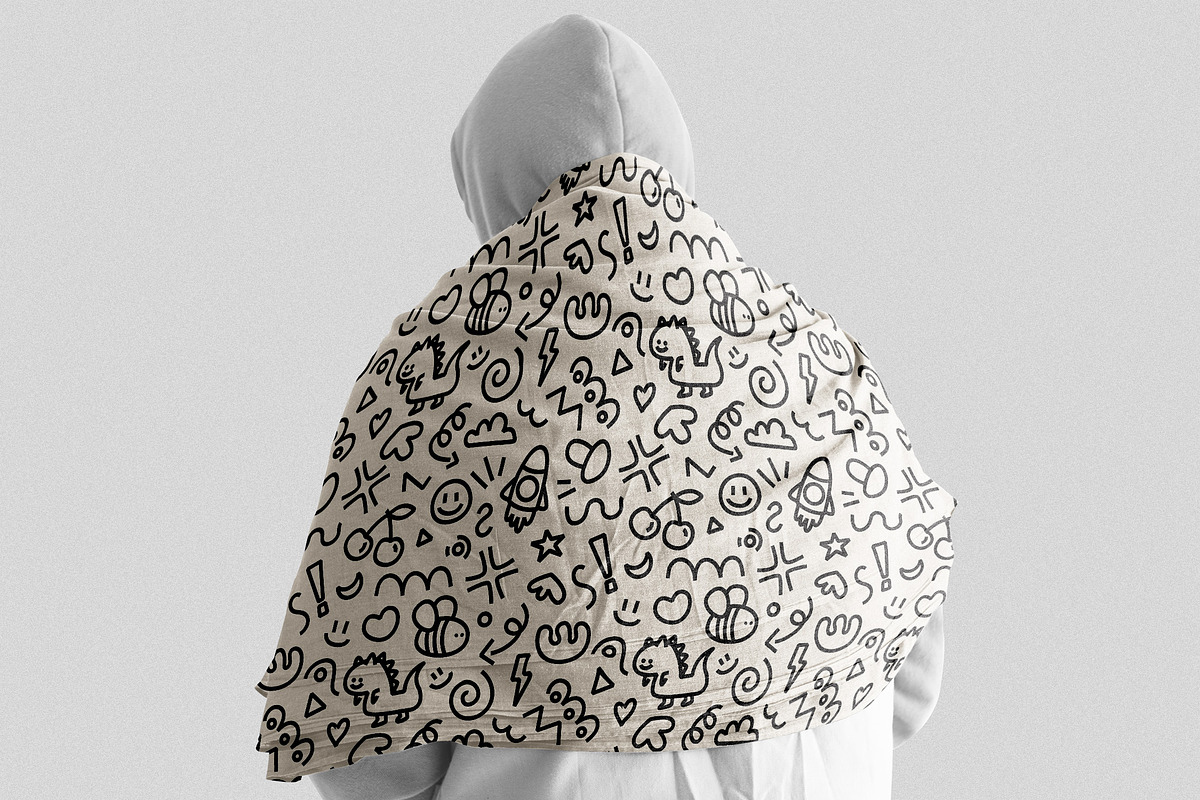 Creative Line Art Doodle Pattern, a Pattern Graphic by Neermana (Photo 3 of 5)