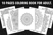 Mandala Pattern Coloring Bundle, a Graphic by Gfx_Store (Thumbnail 1 of 11)