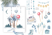 Cute Tiger and Christmas Watercolor, an Animal Illustration by Ann Art Houze (Thumbnail 8 of 11)