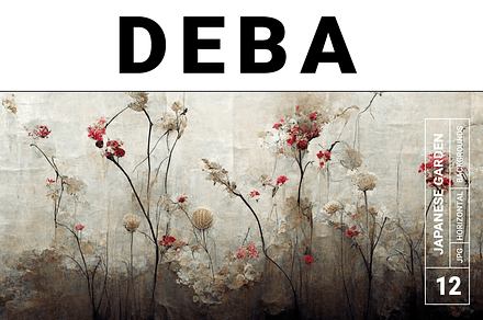 Deba Collection · Japanese Garden, a Texture Illustration by milatovar