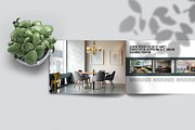 A4 Interiors Landscape Brochure Temp, a Brochure Template by TypeMakers (Thumbnail 2 of 6)