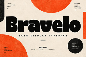 Bravelo — A Bold Display Font