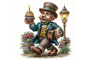 Birthday Man Clipart JPG, an Illustration by Memories By Lea (Thumbnail 7 of 19)