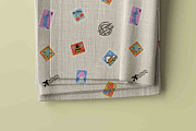 Travel Stamps Seamless Pattern, a Pattern Graphic by Marketello Studio (Thumbnail 4 of 8)